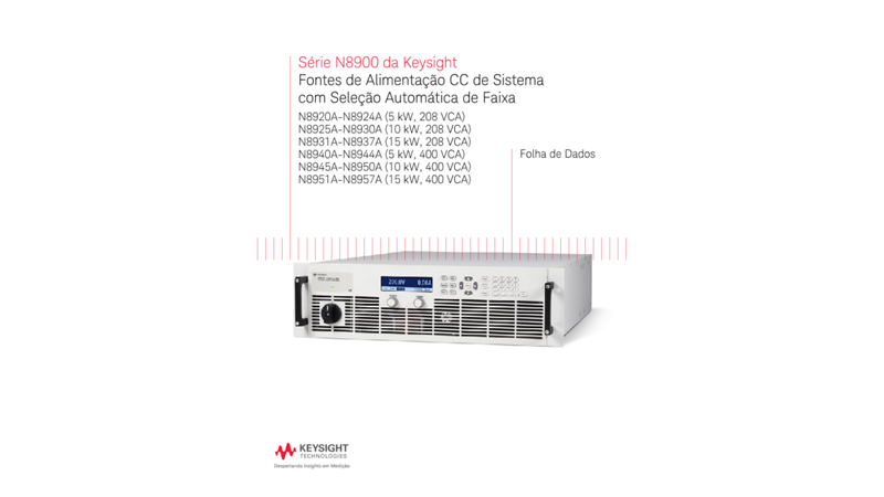 N8900 Series Autoranging System DC Power Supplies
